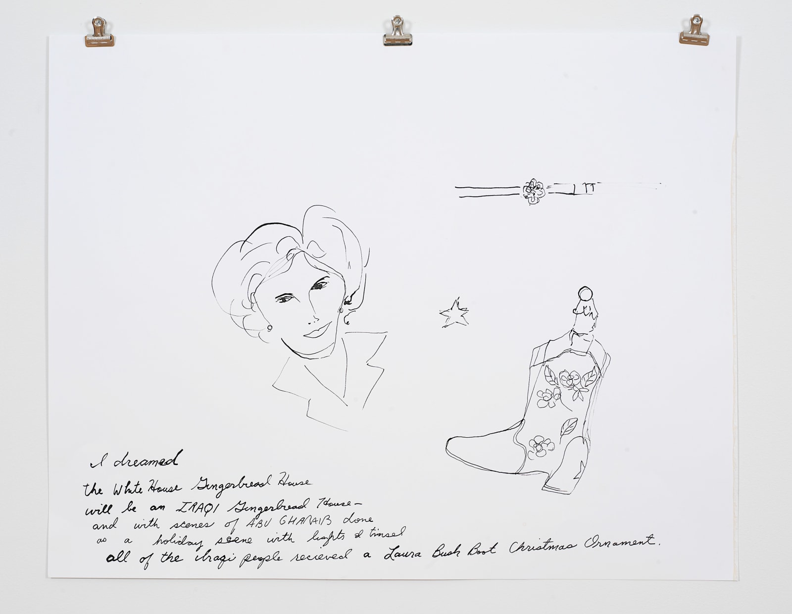 Karen Finley, Laura Bush Dream Quartet-1, 2006