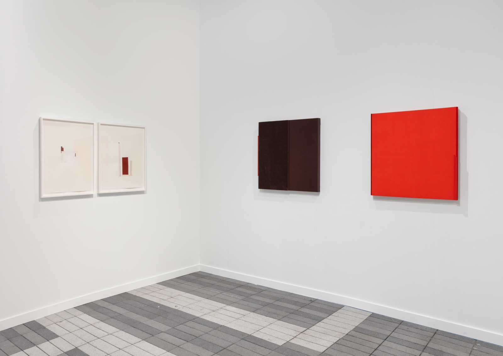 Jennie C. Jones, Met Dense Tone (with red edge), 2025