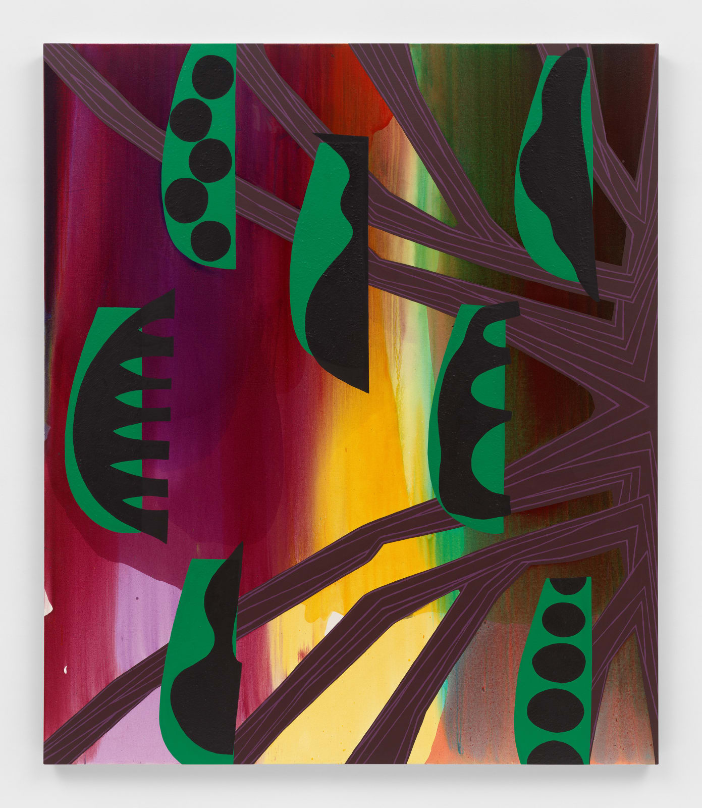 Carrie Moyer, Spider Swag, 2018