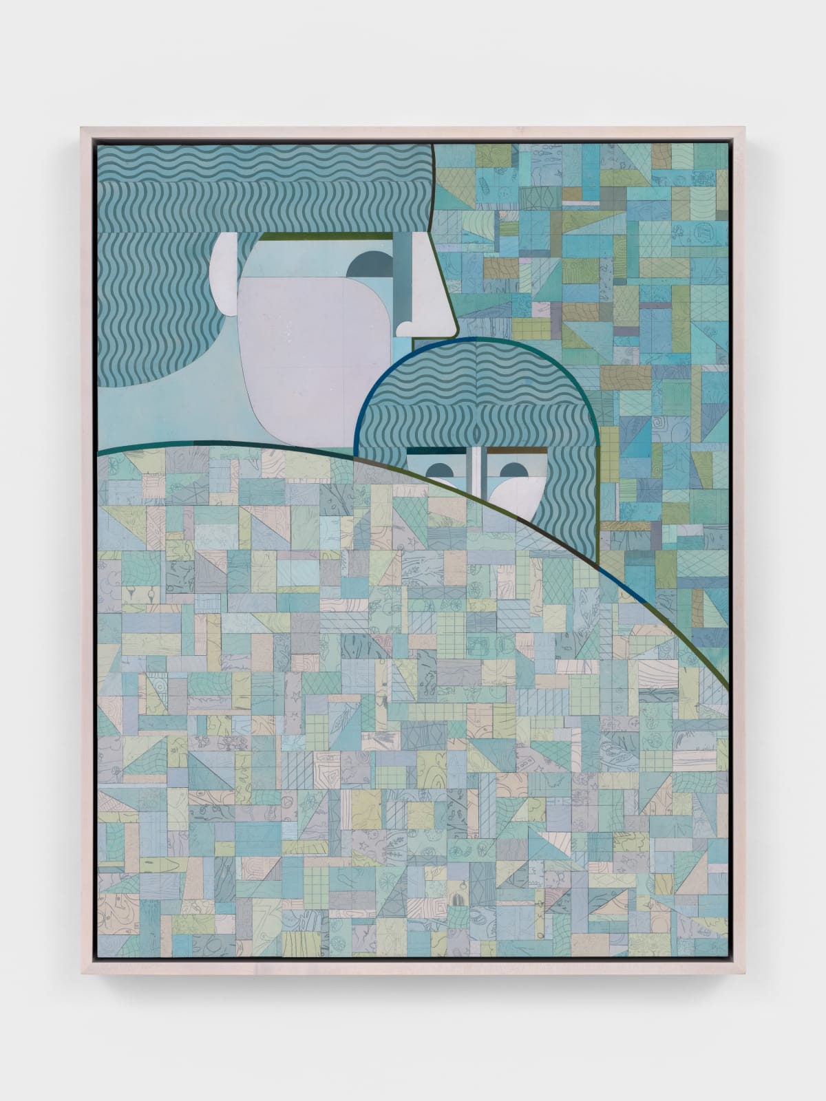 Ruby Sky Stiler, Father holding Child, 2025