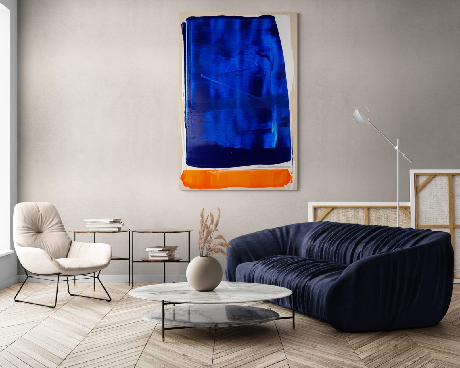 Alex Kuznetsov, Untitled Blue Orange 12, 2020