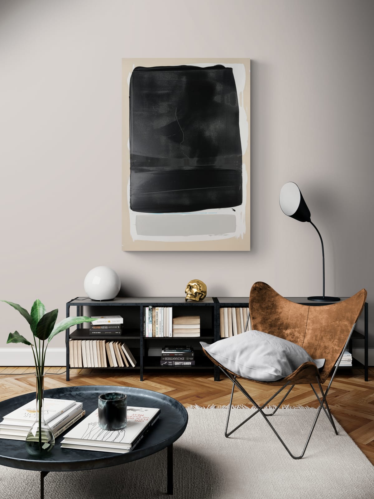 Alex Kuznetsov, Untitled Black Grey 12, 2020