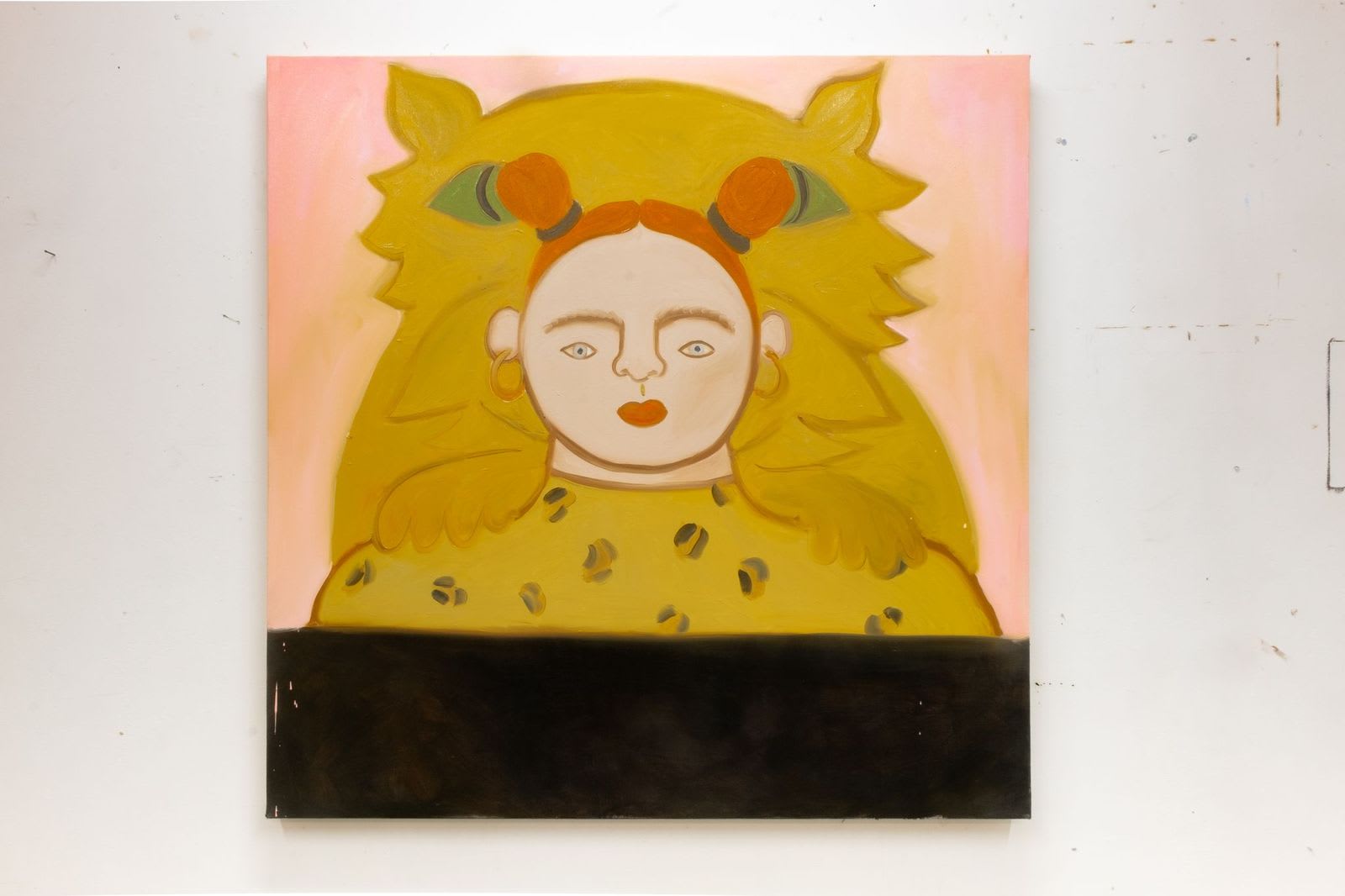 SOPHIE VALLANCE, Self Portrait with Nose Drip and Creepy Botono, 2021