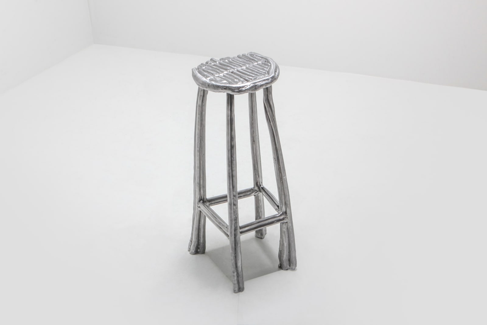 Nicolas Erauw, Aluminum Cast Bar Stool T-009 , 2019