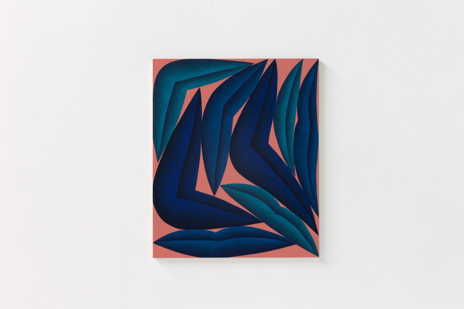 Corydon Cowansage, Blue, Turquoise, Peach, 2022