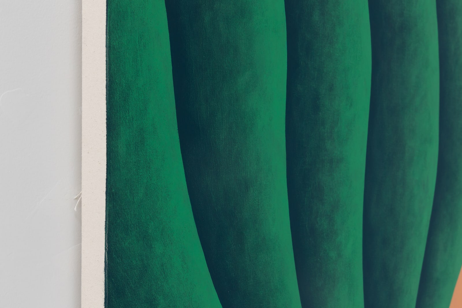 Corydon Cowansage, Splitting (Green and Peach), 2022
