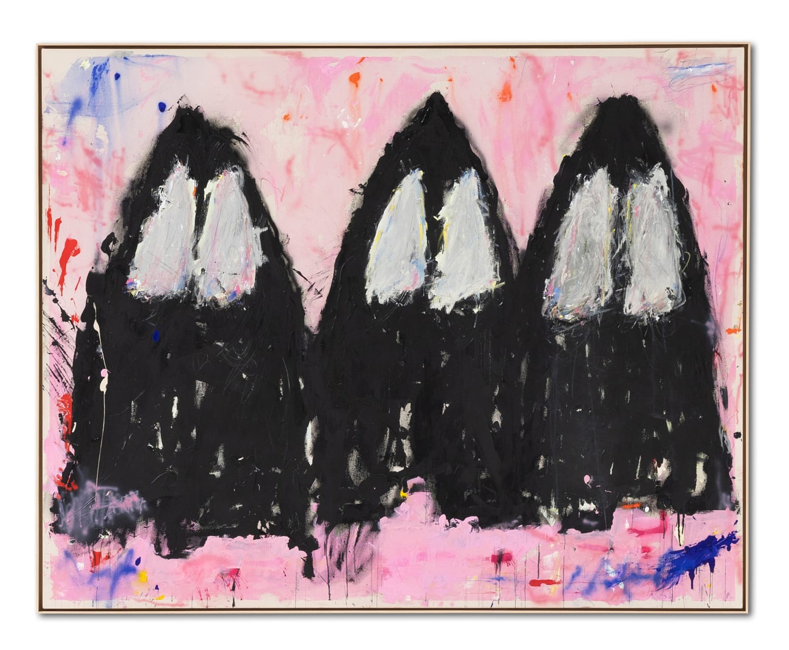 Marria Pratts, 3 Ghosts on Sunrise (from my car), 2023