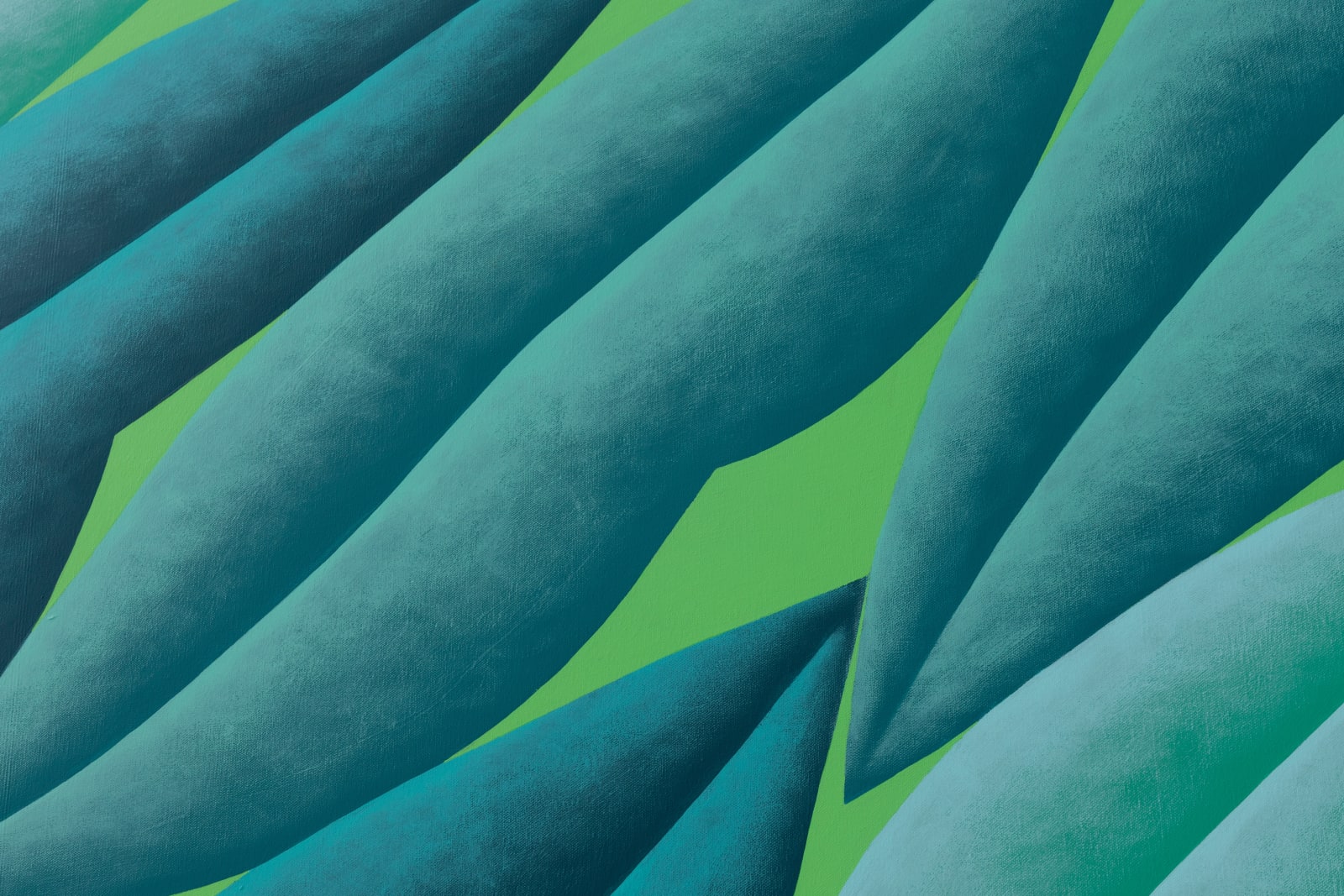 Corydon Cowansage, Green and Turquoise, 2022