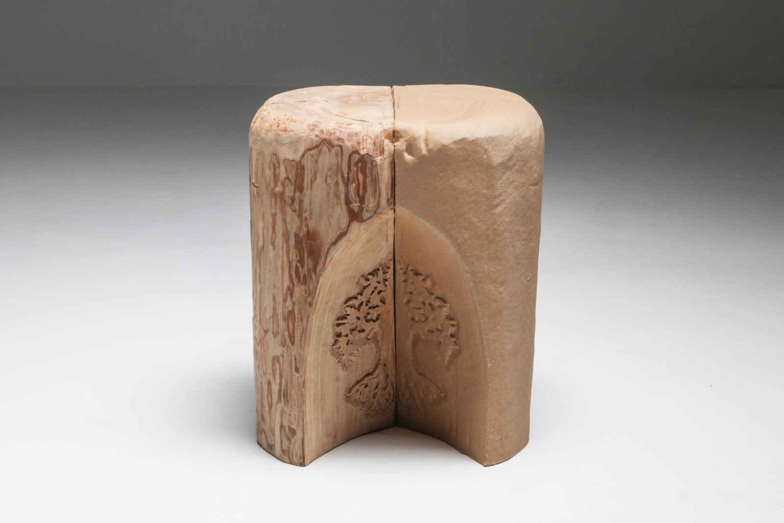 Schimmel & Schweikle, Echo stool (Bird&Tree), 2020