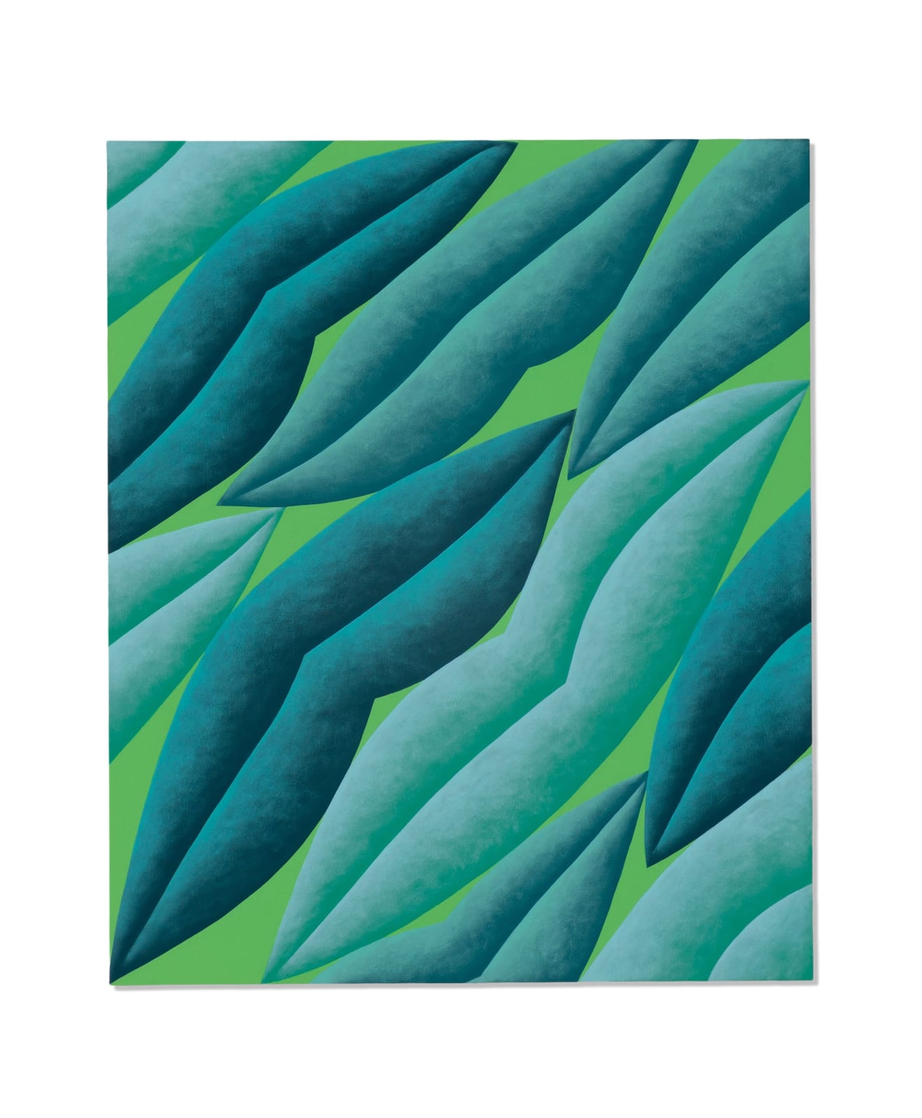 Corydon Cowansage, Green and Turquoise, 2022