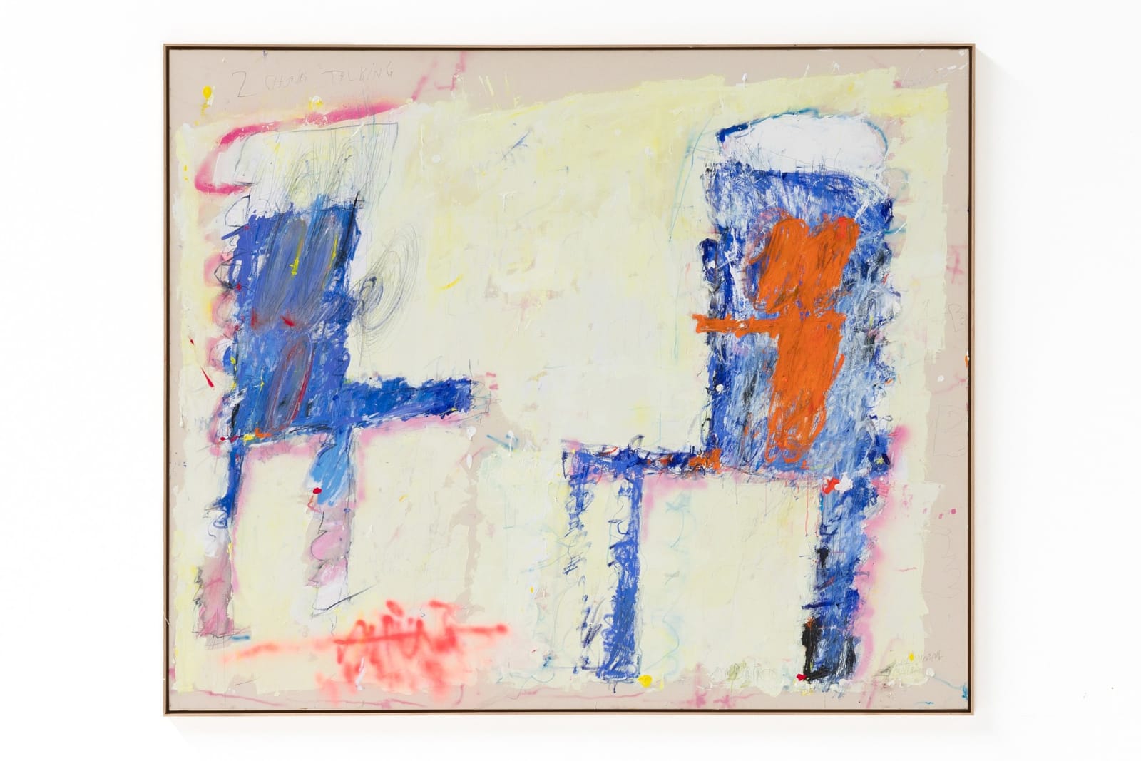 Marria Pratts, 2 Chairs Talking Big Orange Nose, 2023
