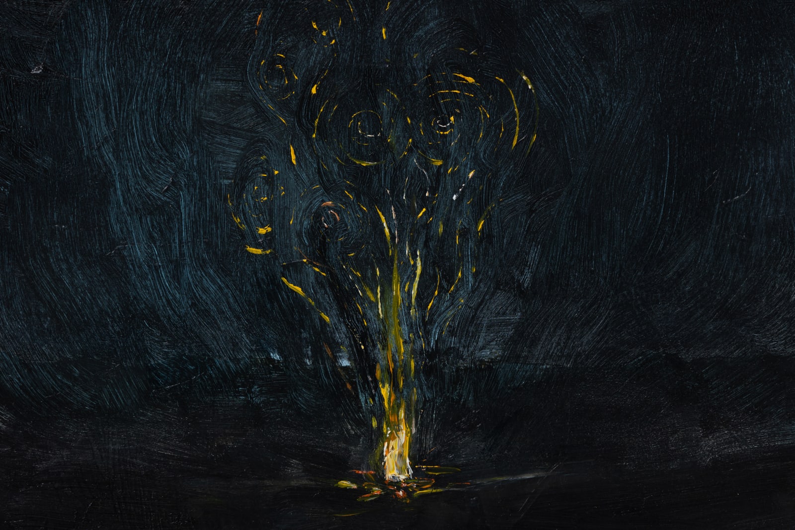 Bram Kinsbergen, The campfire was unnecessary, 2023