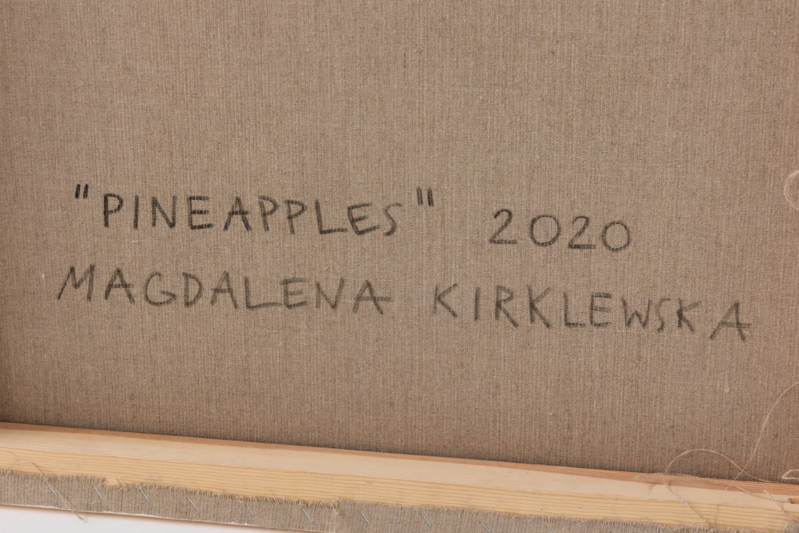 Magda Kirk, Pineapples, 2020