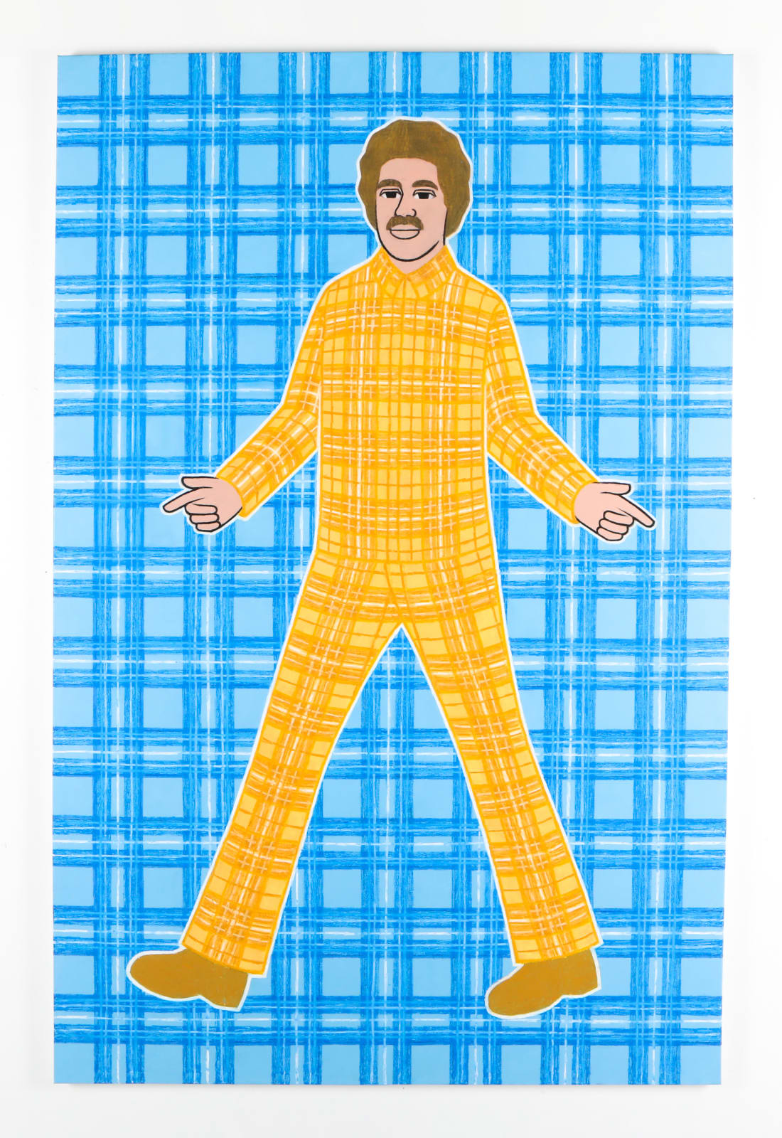 Loïc Devaux, Untitled (plaid XIII), 2020
