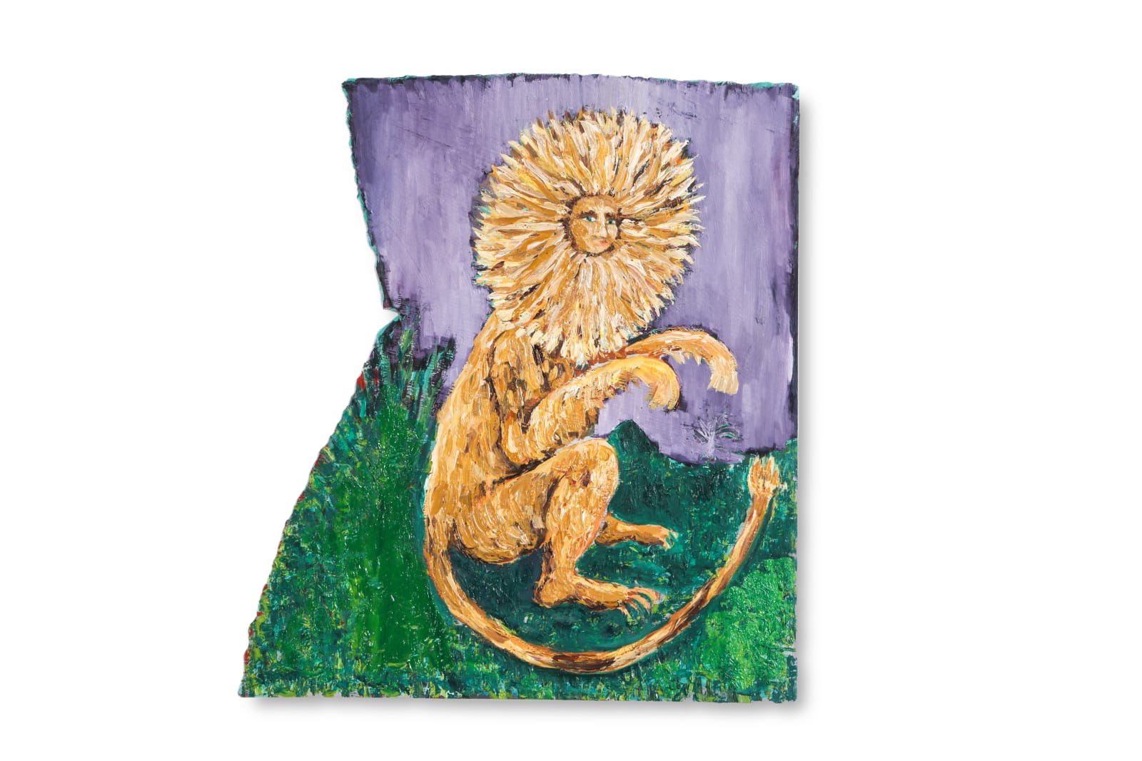 Mark Connolly, Portrait of a Lion at Dusk, 2020