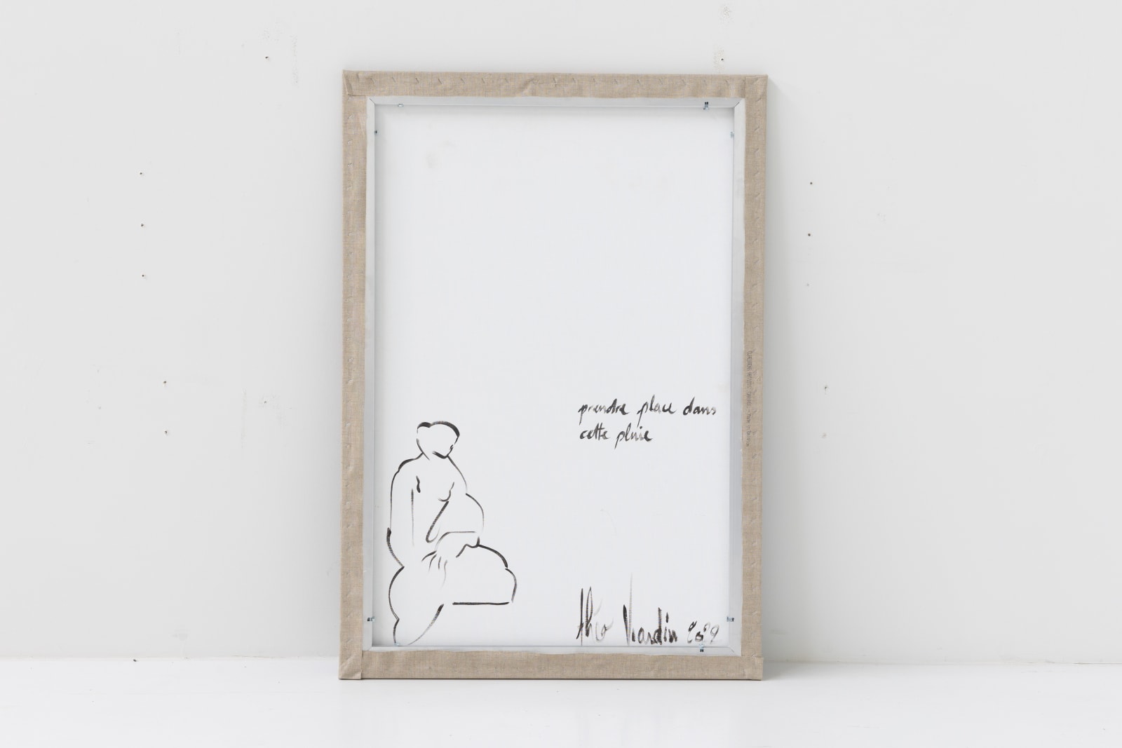 Théo Viardin, Prendre place dans cette pluie (Take seat in the rain), 2022