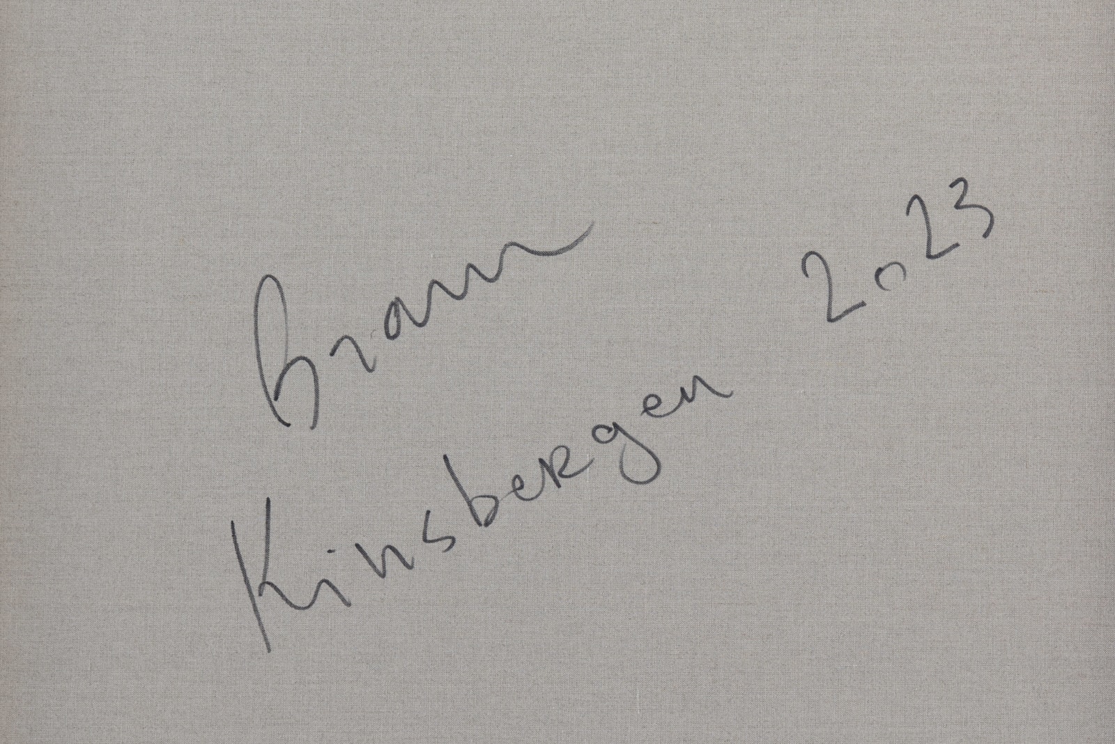 Bram Kinsbergen, I Knew I Couldn't Keep This Place For Myself, 2023