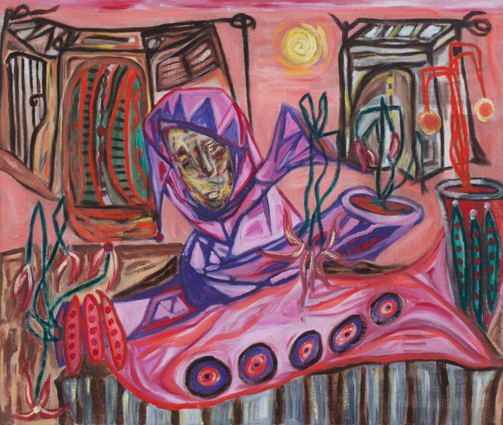 Yasmin Sliai, Holding your flowers, 2025