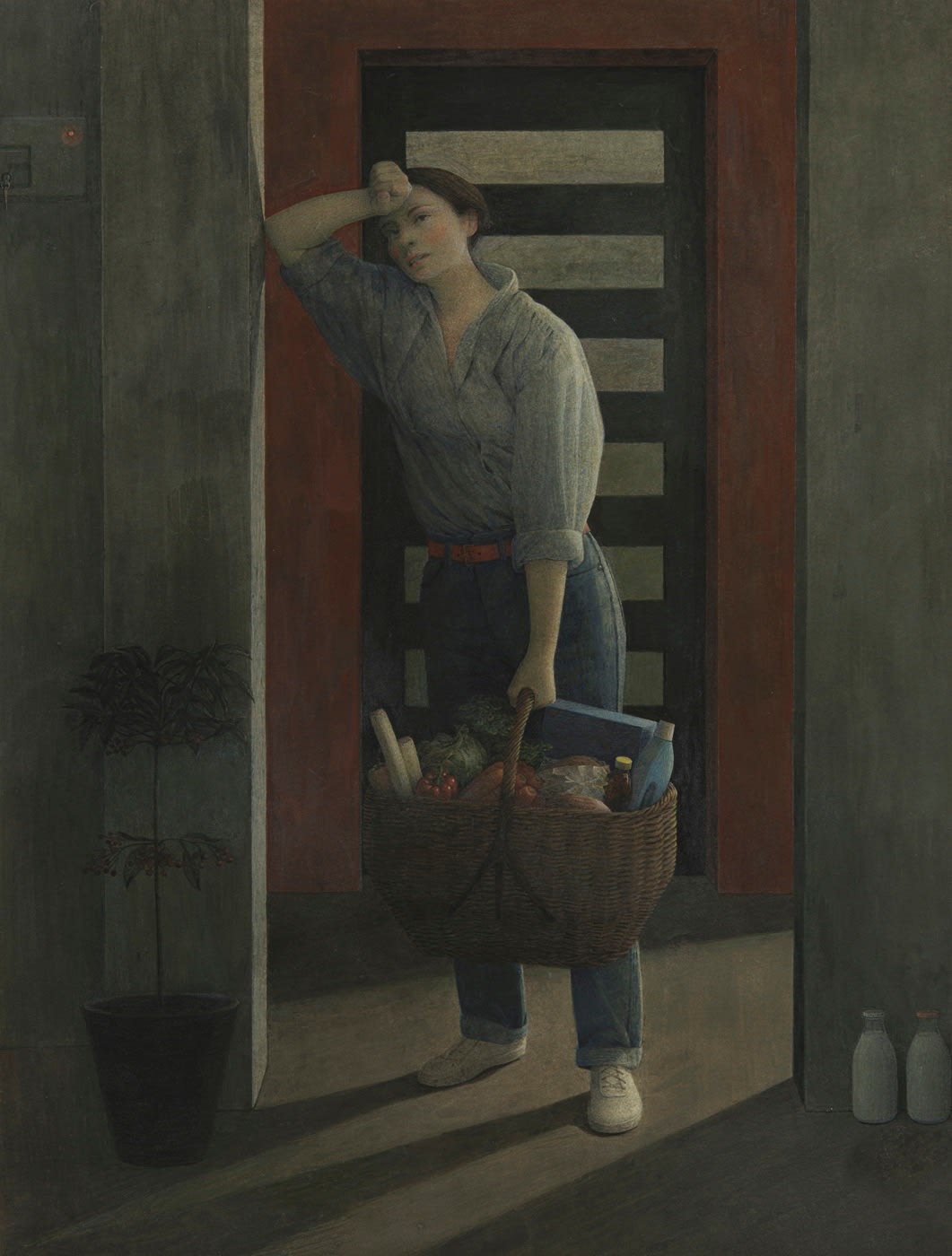 Graham Little, Untitled (Wicker Basket), 2018