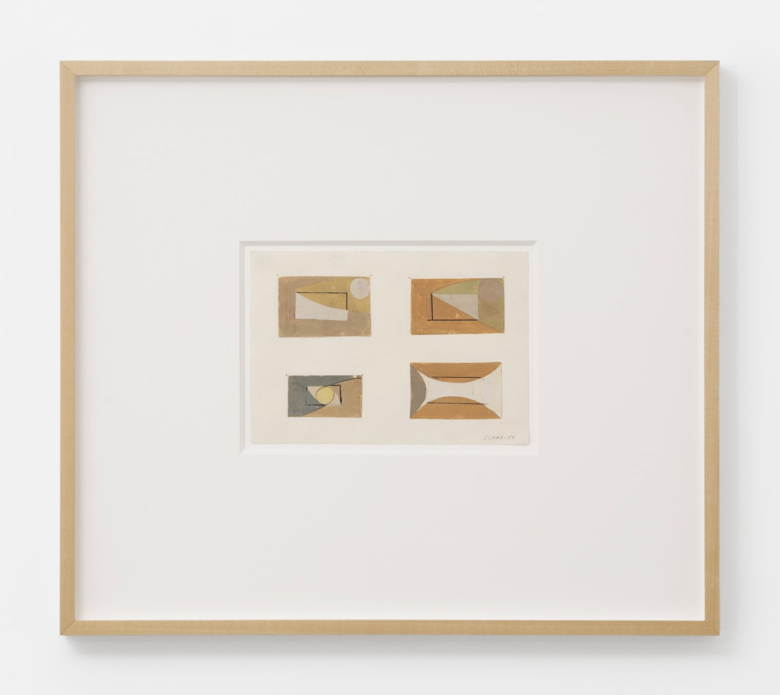 Lygia Clark, Geometria Amorosa / Loving Geometry, 1955