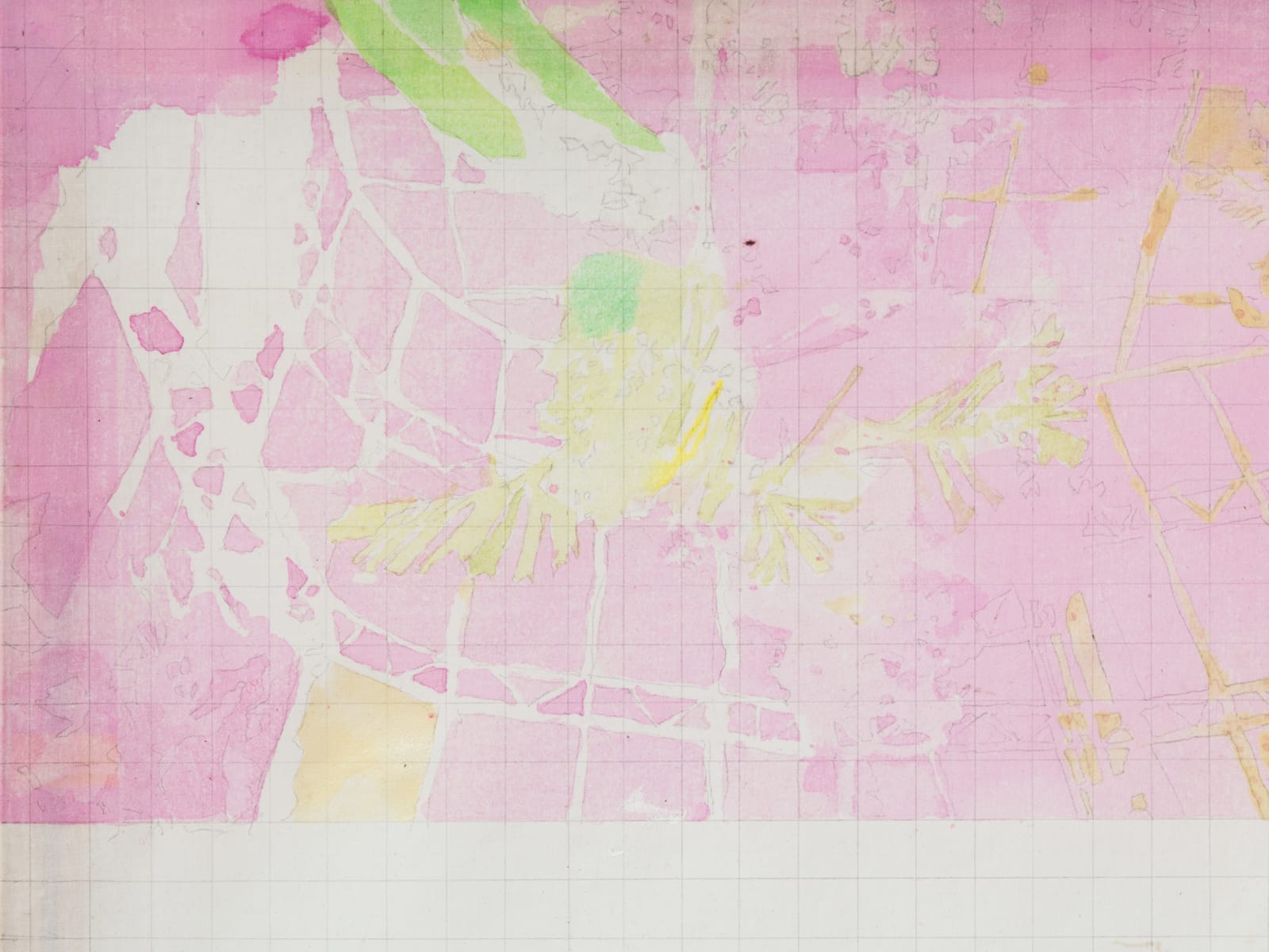 Ian Kiaer, Endnote, ping (marder/pink), 2019