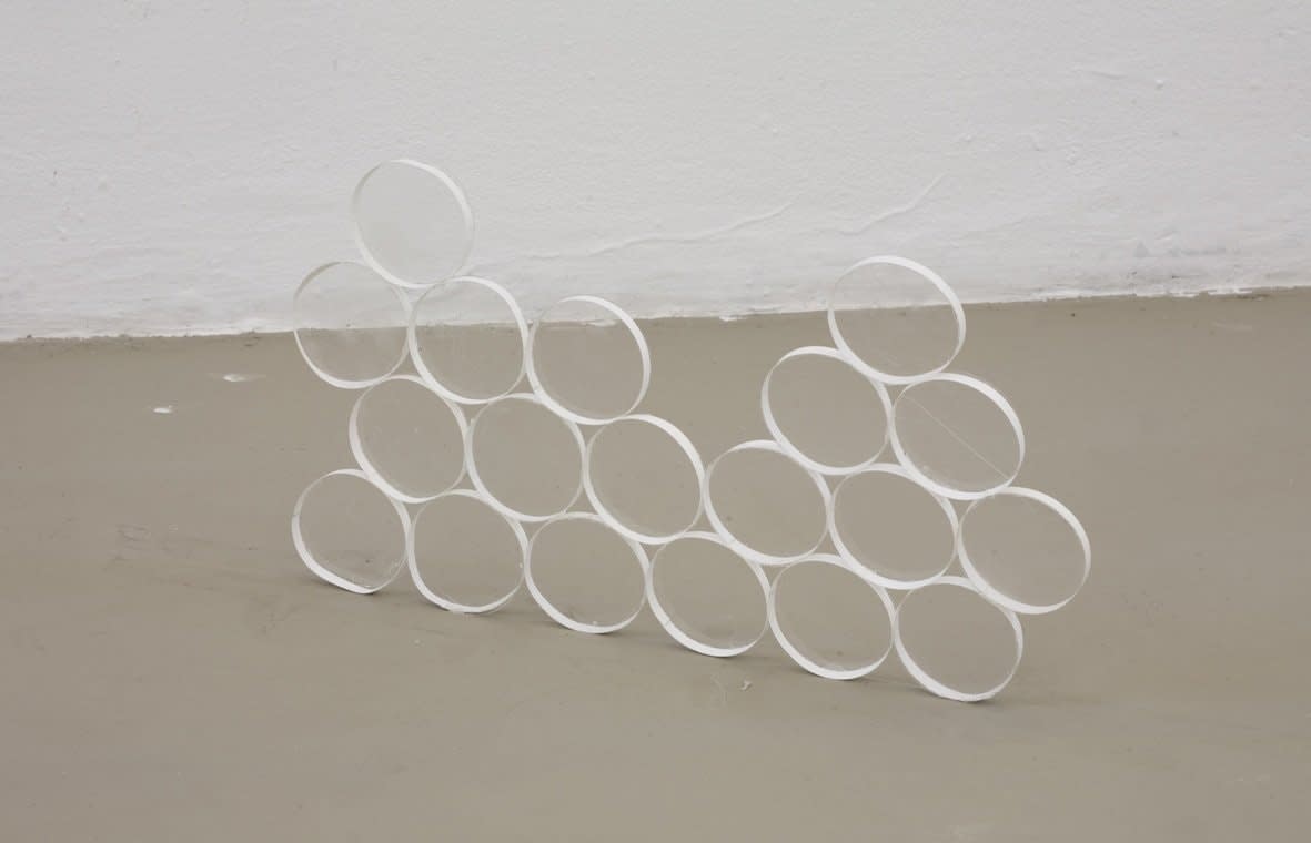 Ian Kiaer, Endnote, pink (yellow frieze), 2010