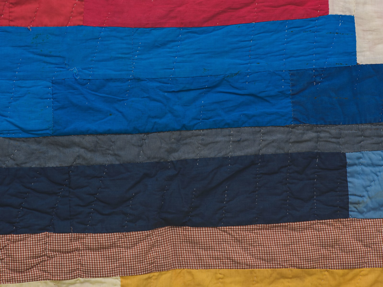 Loretta Pettway, 'Log Cabin' - Single Block 'Courthouse Steps' variation (Local Name: 'Bricklayer'), 1959