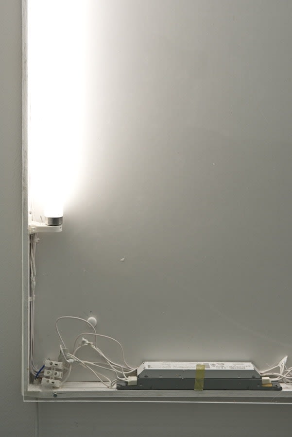 Ian Kiaer, Tooth House, cabinet frame, 2014