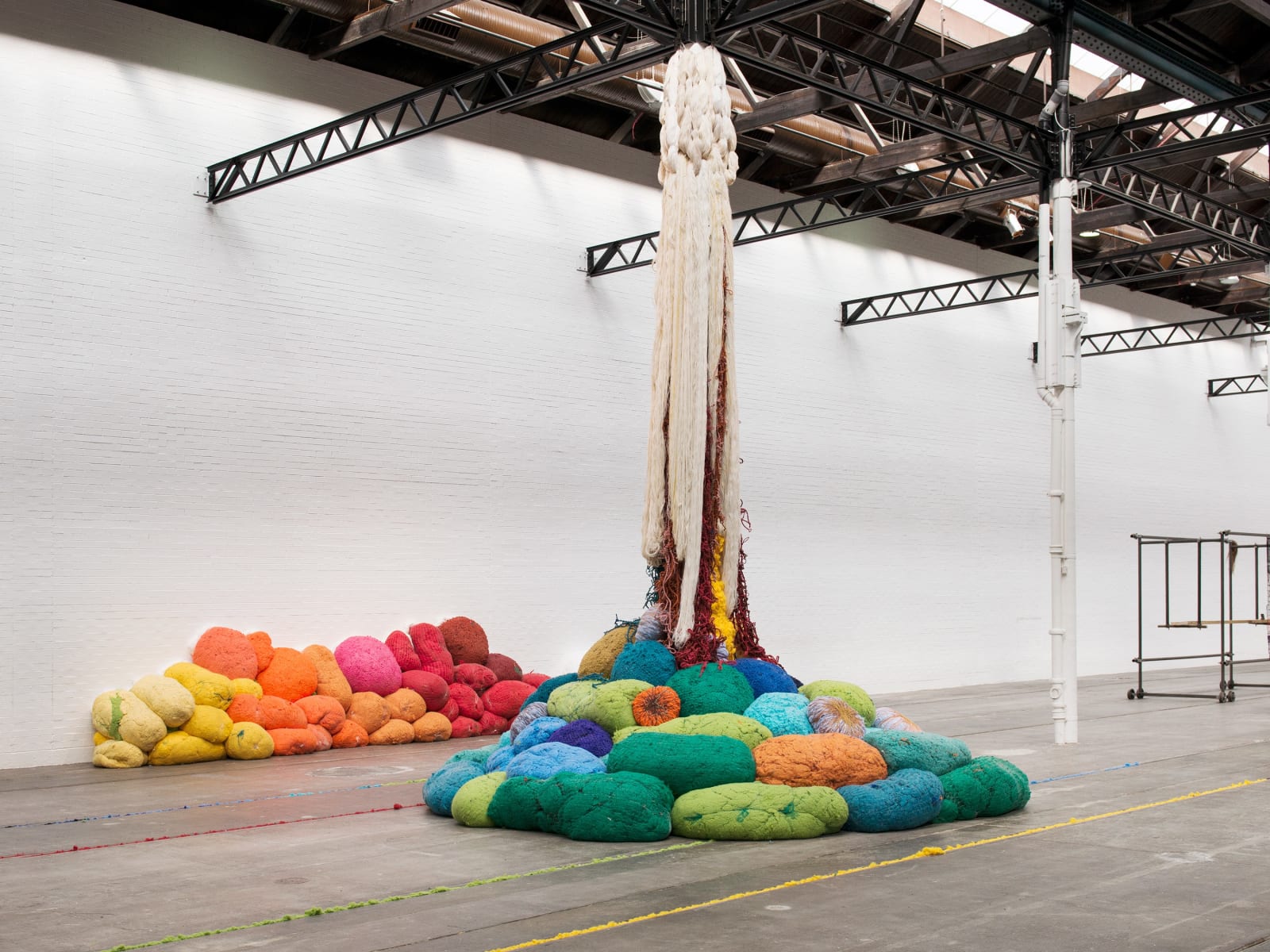 Sheila Hicks, Mighty Mathilde and Her Consort, 2016