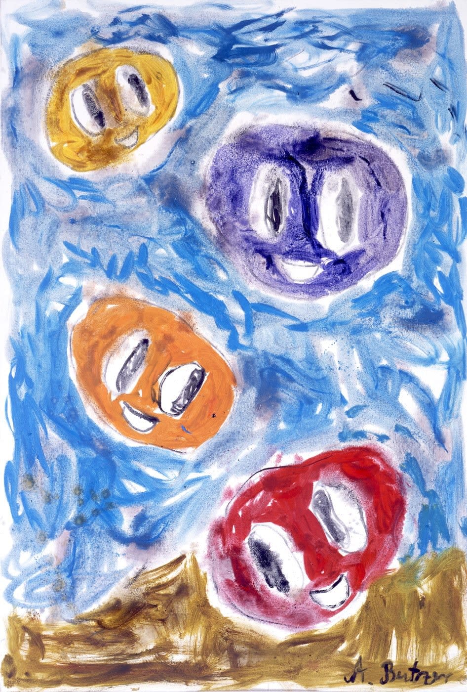 André Butzer, Untitled (F.S.-Kinder), 2007