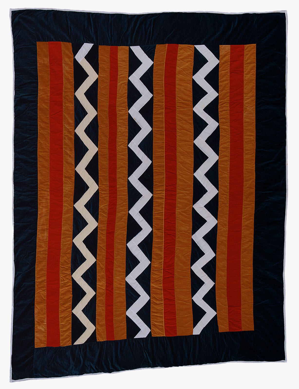 Qunnie Pettway, 'Zigzag' and bars (quilting bee name: 'Rik-Rak'), c. 1975
