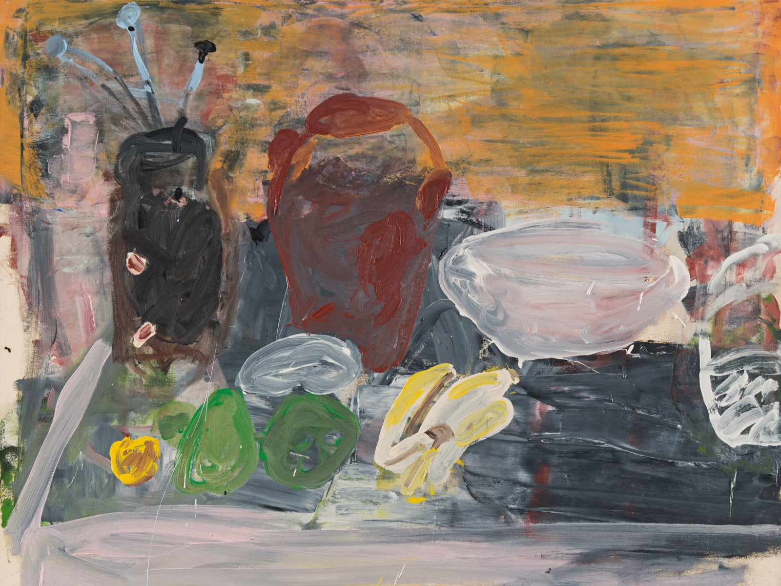 Roy Oxlade, Pears and Bananas, 1996
