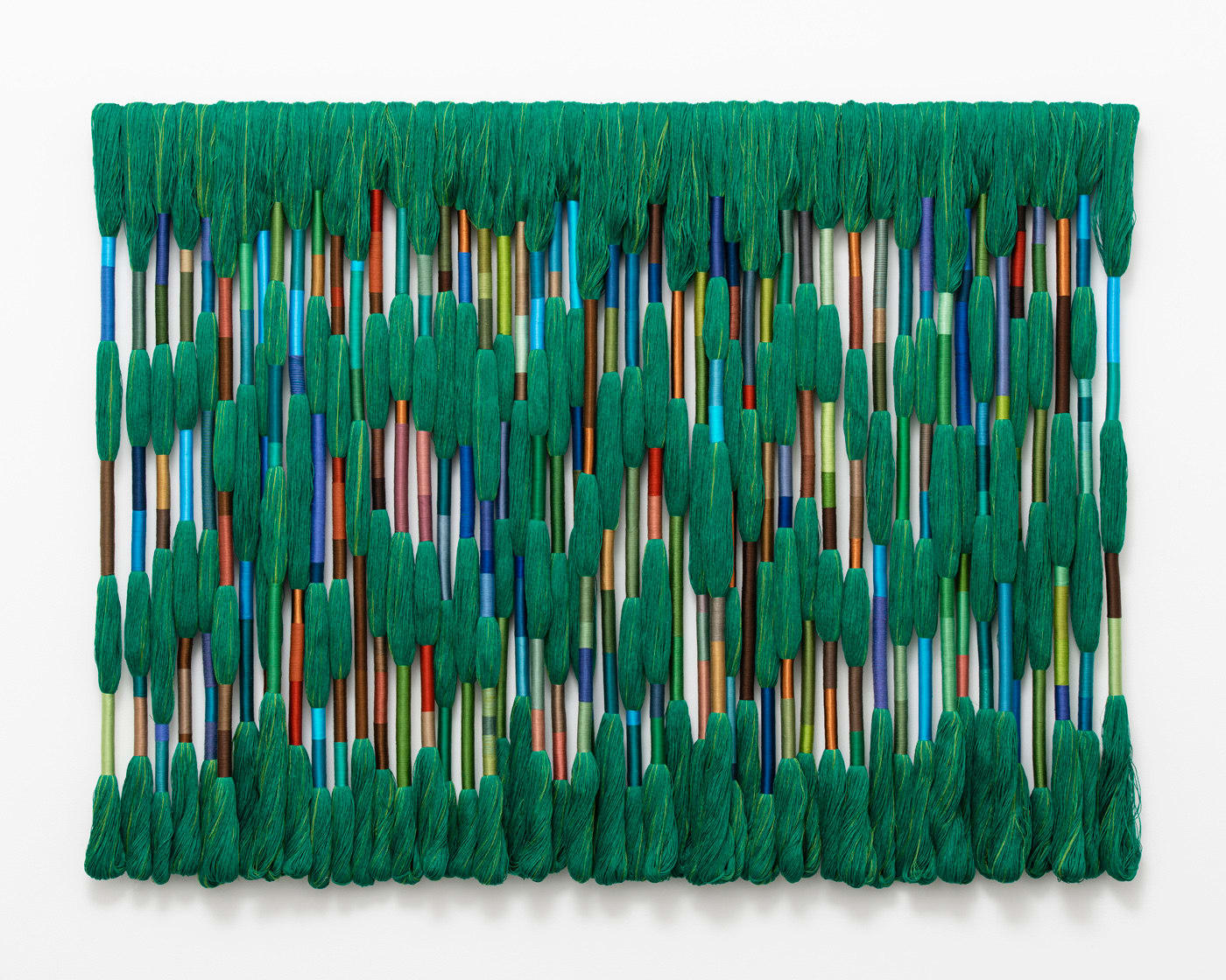 Sheila Hicks, Esmeralda (Emerald Forest), 2019