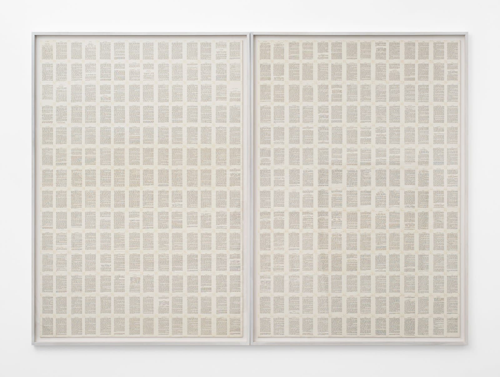 Irma Blank, Trascrizioni, All Around, 1976