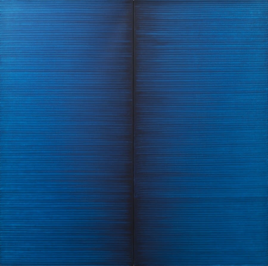 Irma Blank, Radical Writings, Schrift-Atem-Bild, 8-6-92, 1992