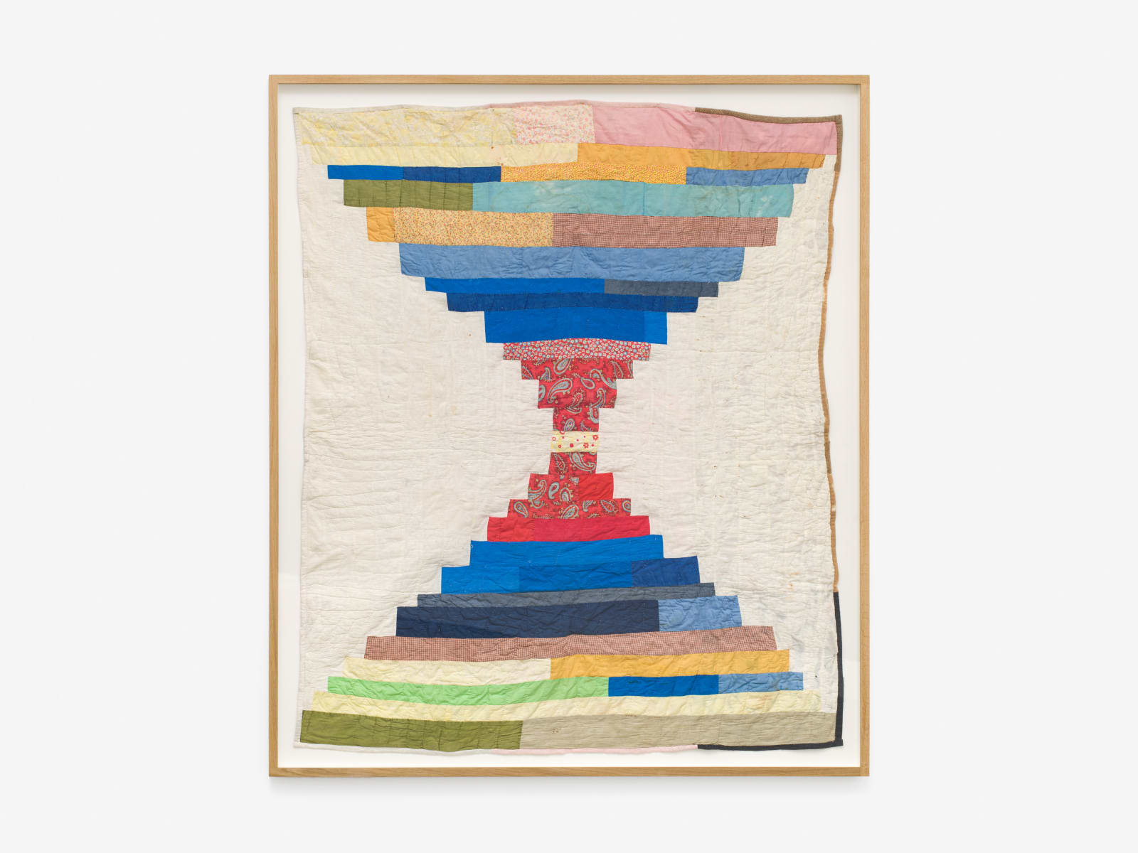 Loretta Pettway, 'Log Cabin' - Single Block 'Courthouse Steps' variation (Local Name: 'Bricklayer'), 1959