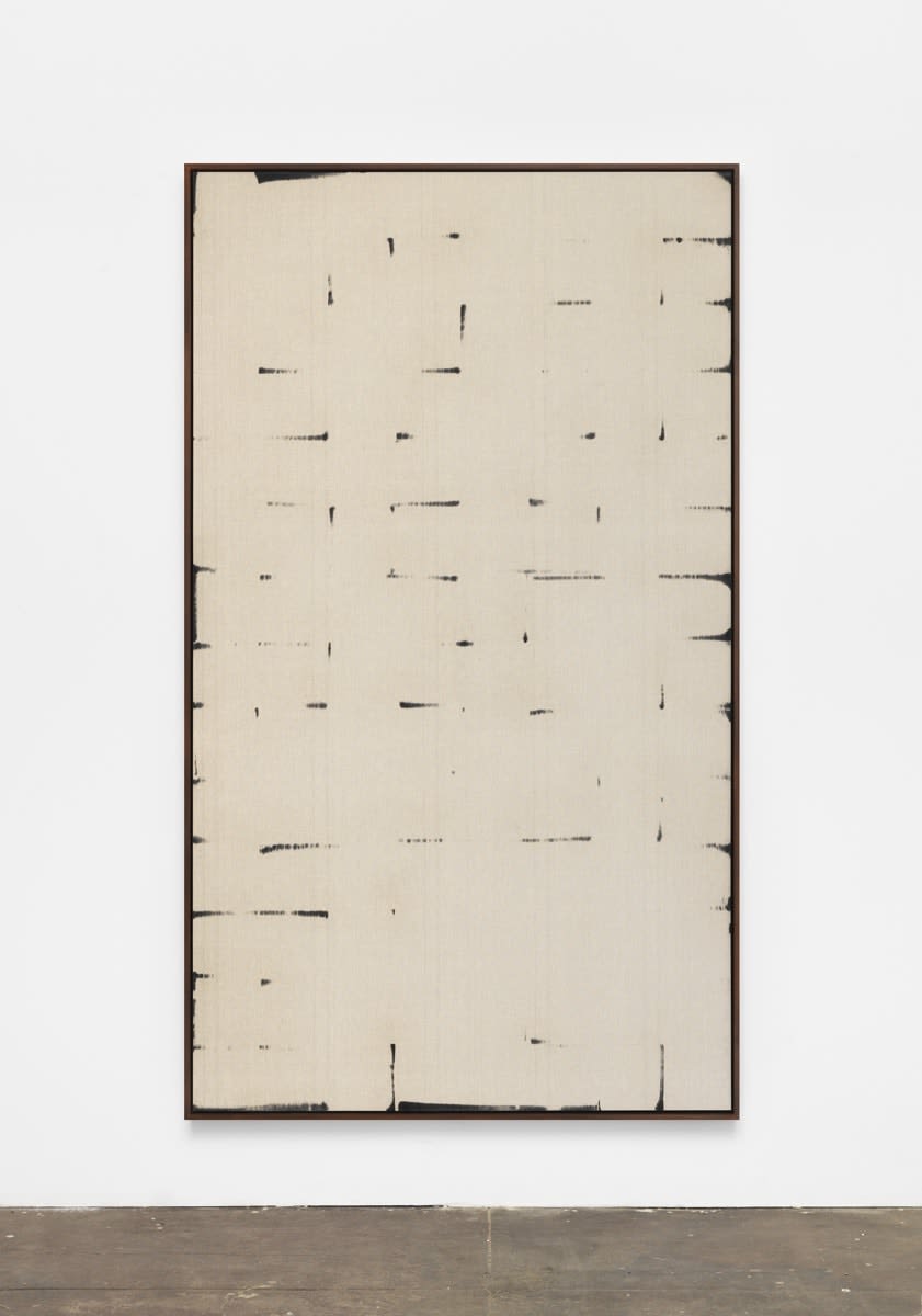 Davide Balula, Burnt Painting, Imprint of the Burnt Painting (B -—-—), 2015