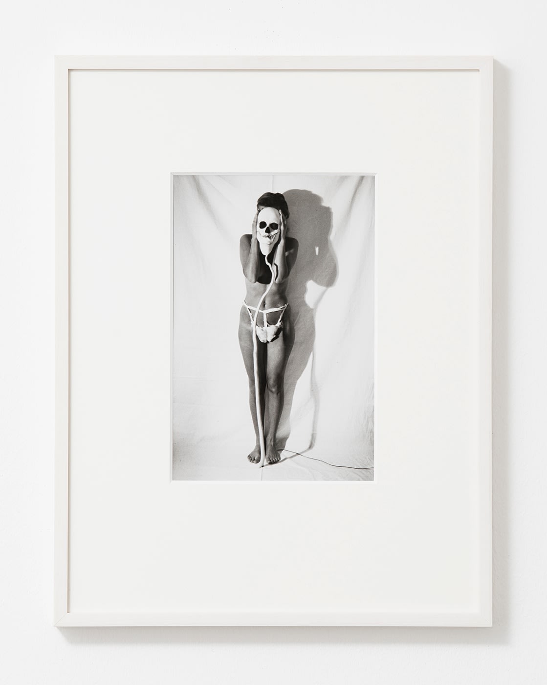 Birgit Jürgenssen, Untitled (from the series 'Totentanz mit Mädchen / Death Dance with Maiden'), 1979