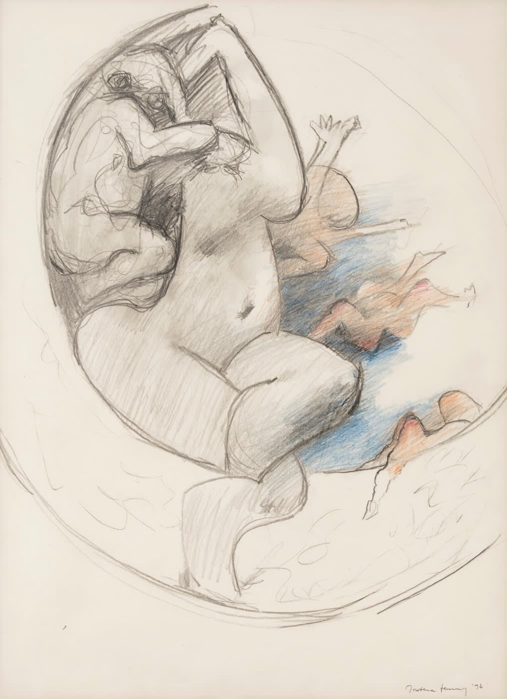 Dorothea Tanning, Study for Murmurs, 1976
