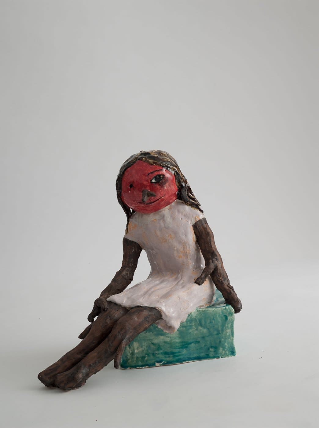 Klara Kristalova, Applehead Seated, 2009