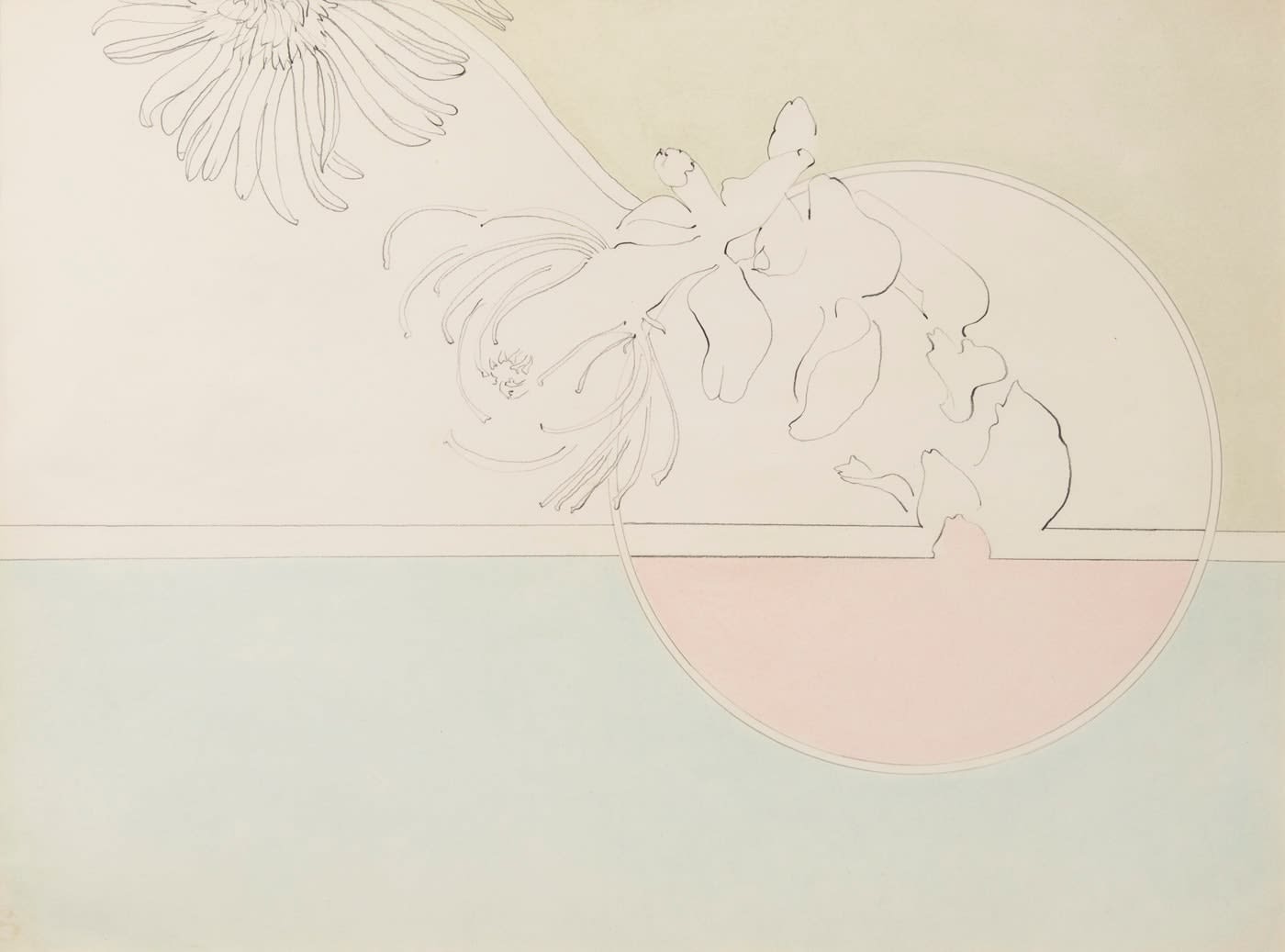 Hannah Wilke, Untitled (Daisies), c. 1966-67