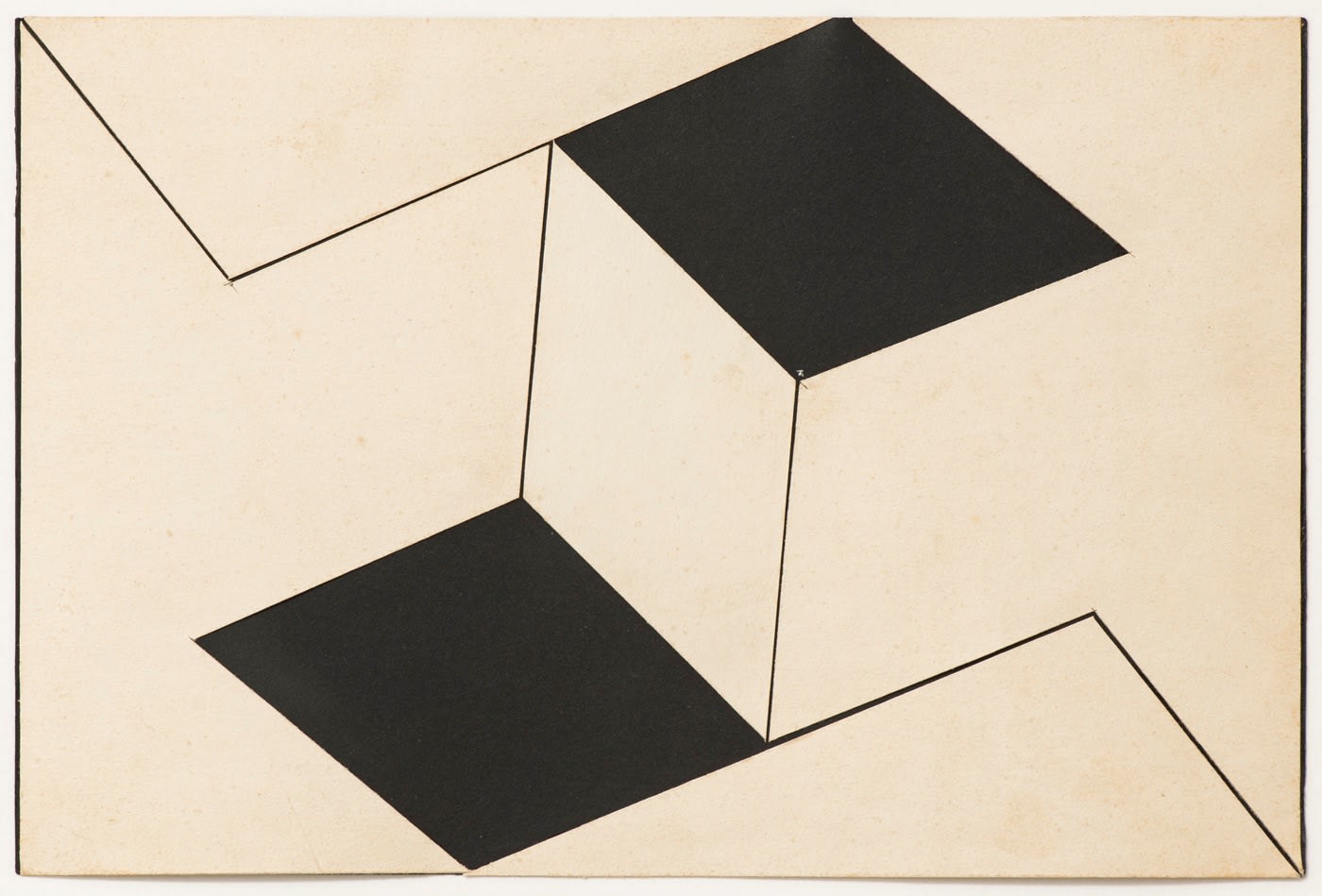 Lygia Clark, Planos em superfície modulada / Study for Modulated Space, 1957