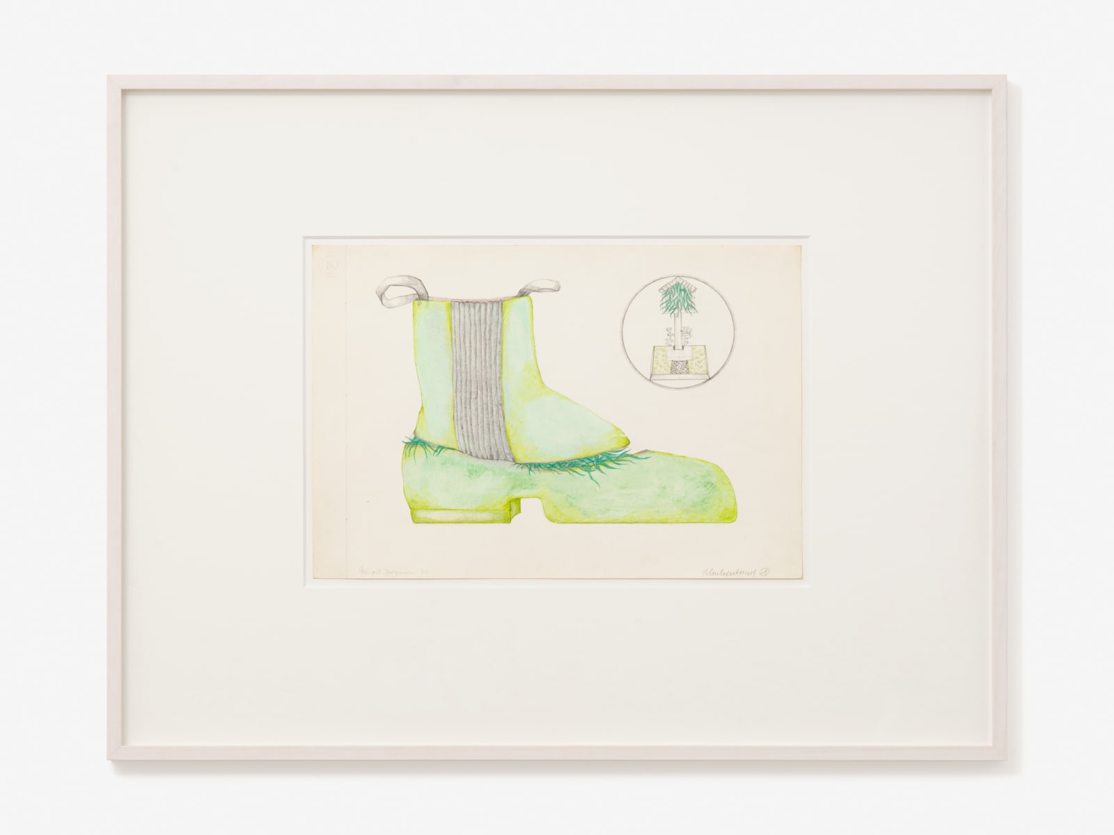 Birgit Jürgenssen, Shoe design 1, 1971