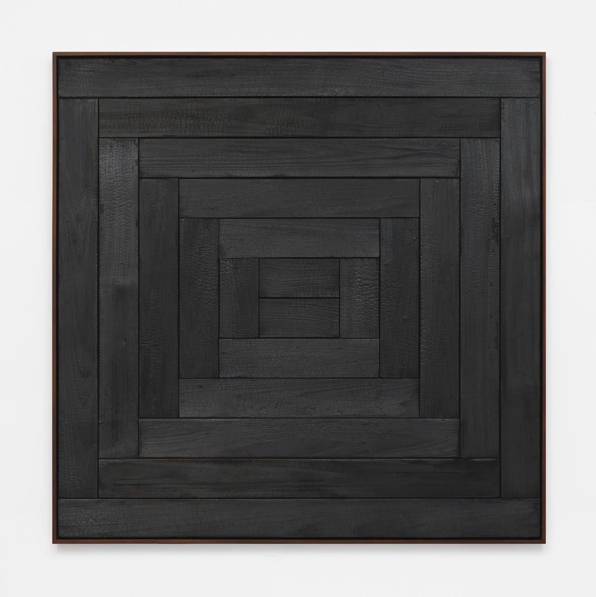 Davide Balula, Burnt Painting, Imprint of the Burnt Painting (The Channel), 2015