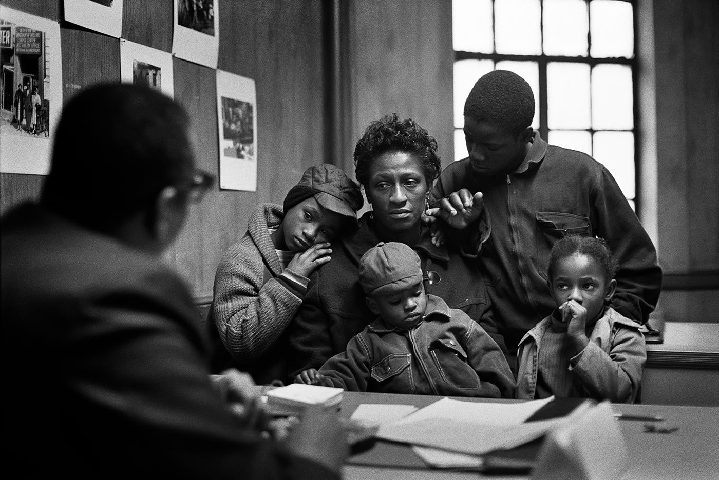 Gordon Parks, The Fontenelles at the Poverty Board, Harlem, New York, 1967