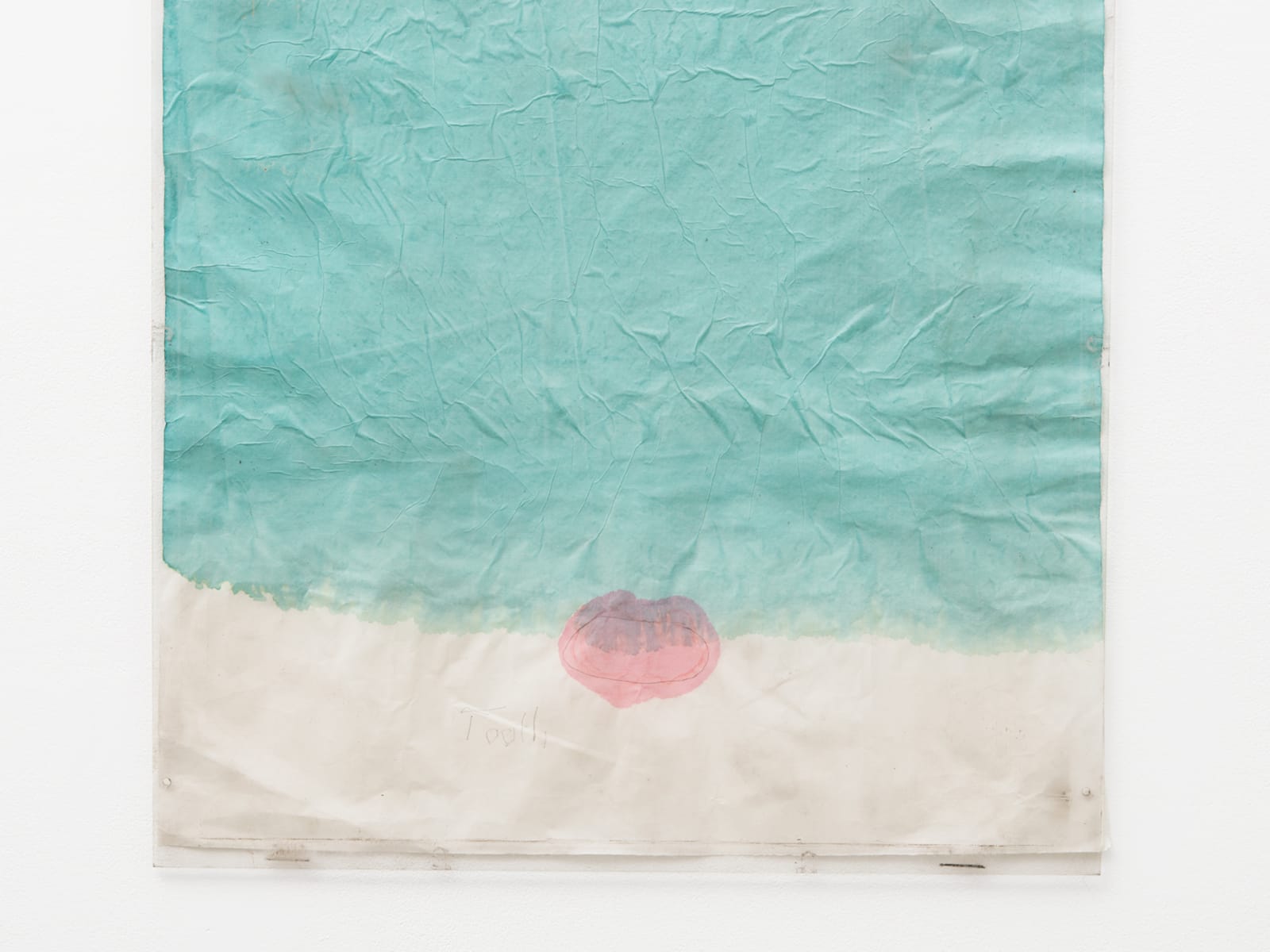 Ian Kiaer, Endnote Tooth, Blue, 2018
