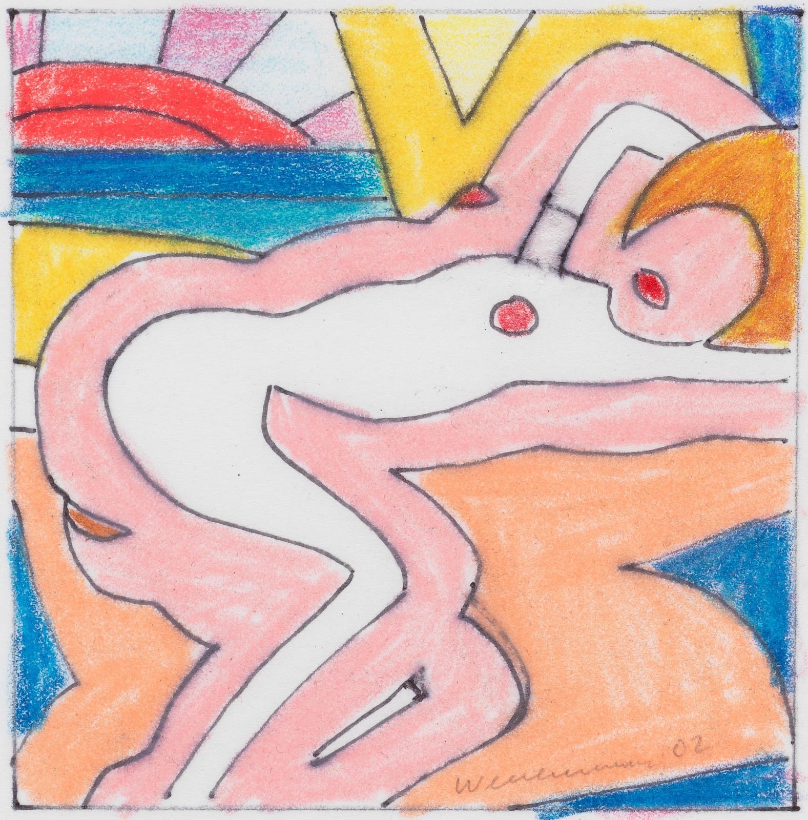Tom Wesselmann, Study for 3-D Nude, 2002