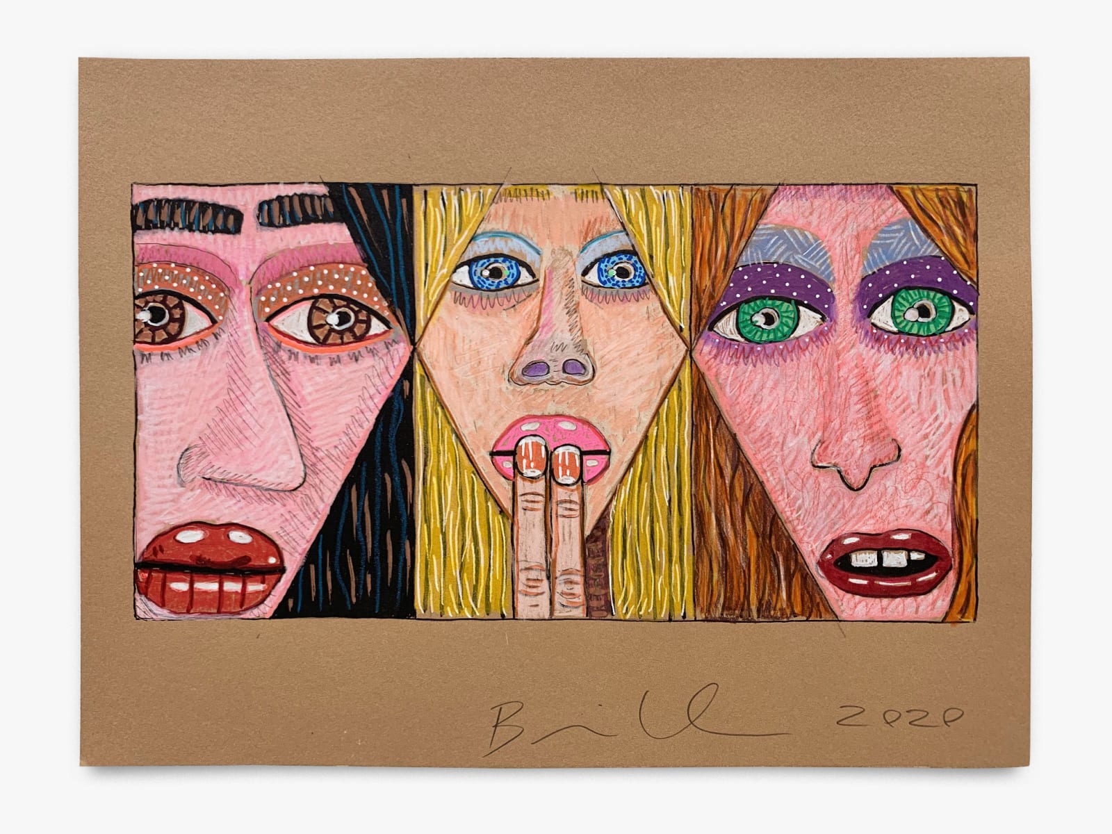 Brian Calvin, Three Women, 2020