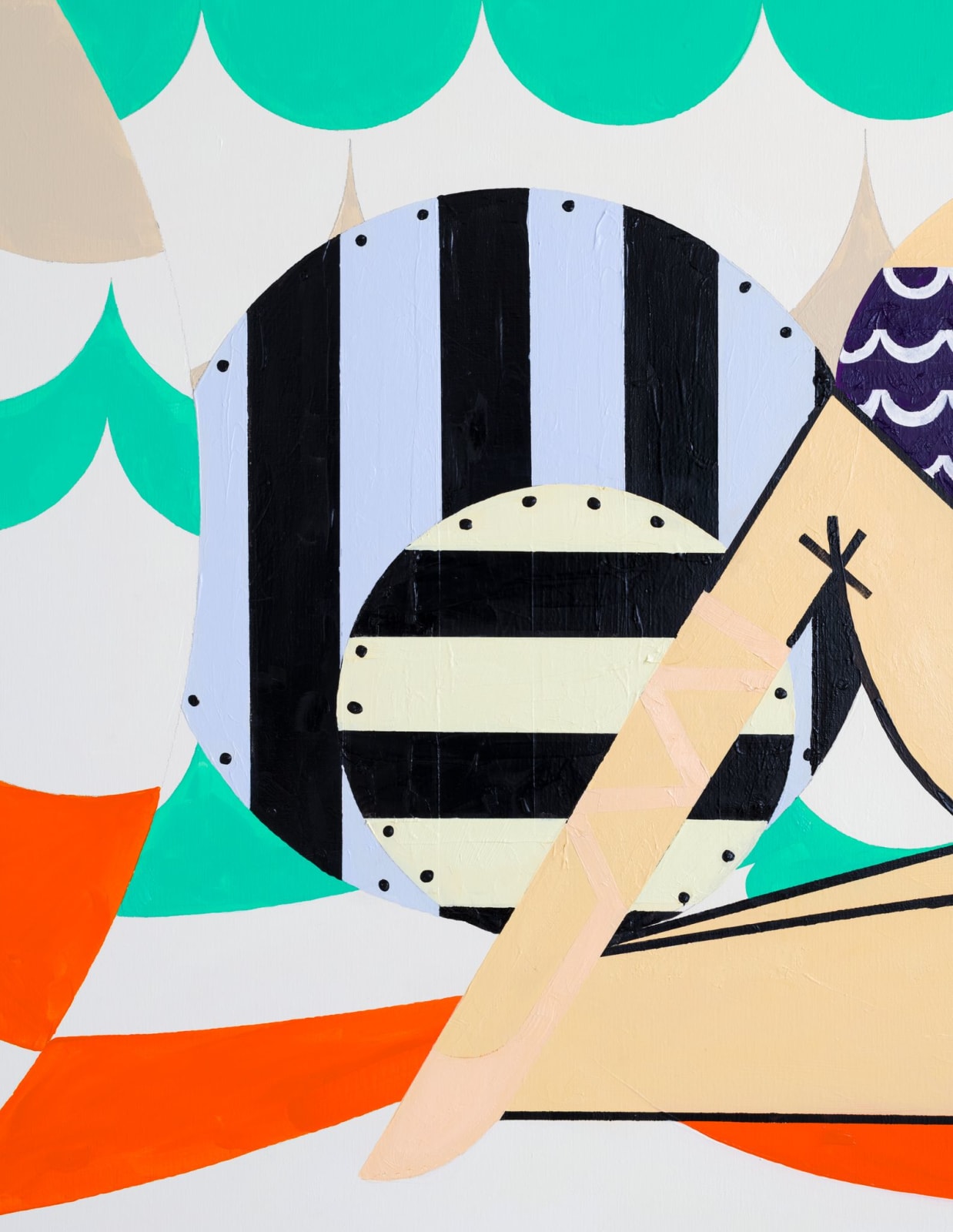 Farah Atassi, Dancer on Stage 2, 2021