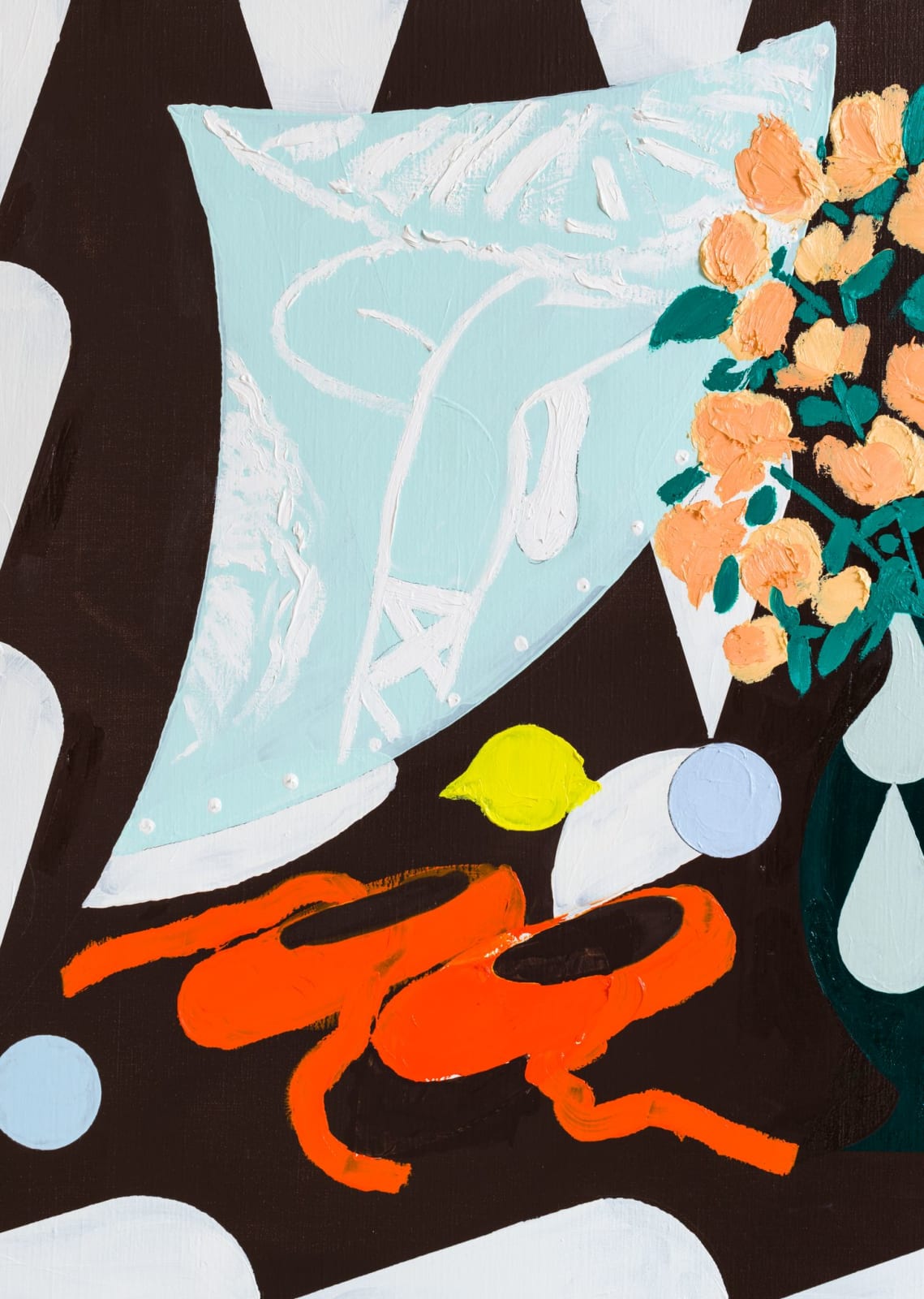 Farah Atassi, The Red Shoes, 2021